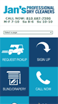 Mobile Screenshot of janscleaners.com